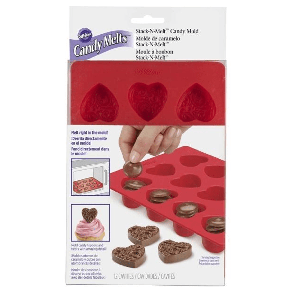 Wilton Candy Melts Candy Mold Set, Party Pack 8 Ct.