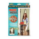 Magic Mesh Hands-Free Screen Net Magnetic Anti Mosquito Bug Home Door Curtain