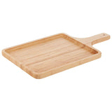 Wooden Square Plate, 42 x 24 cm