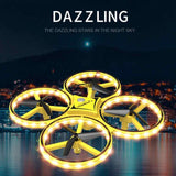 Hand Control Rc Drone Yellow Dazzling