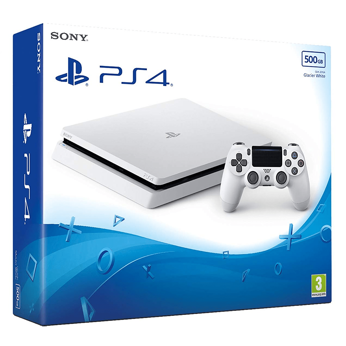 Sony PlayStation 4 Console 500GB - White